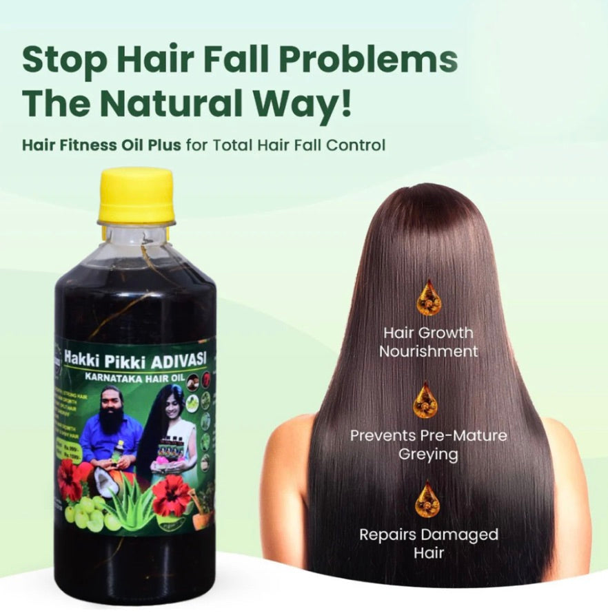 Adivasi Hakki Pikki Herbal Hair Oil